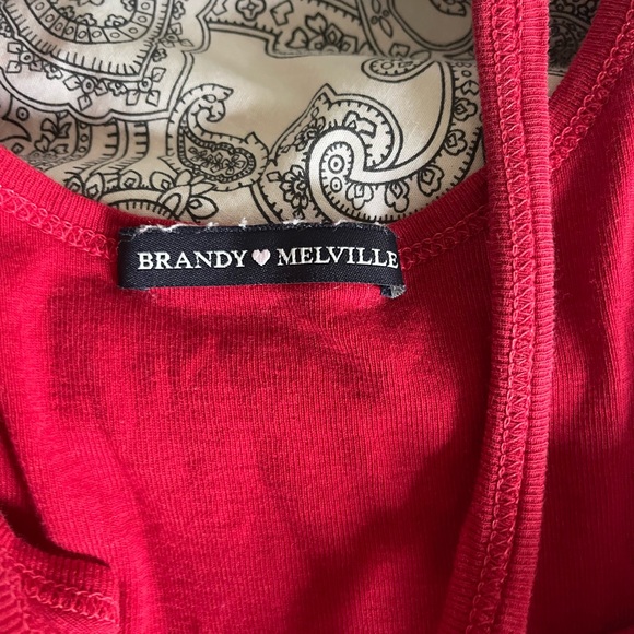 BRANDY MELVILLE red tank - Picture 3 of 3